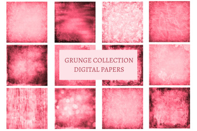 Red Grunge Background Textures