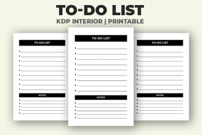 To-Do List KDP Interior