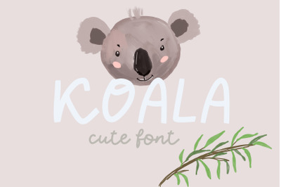 Koala a charming display font