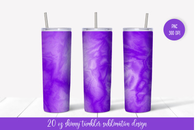 Purple Marble Fluid Skinny Tumbler Sublimation Design