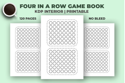 Four in a Row Game Book KDP Interior