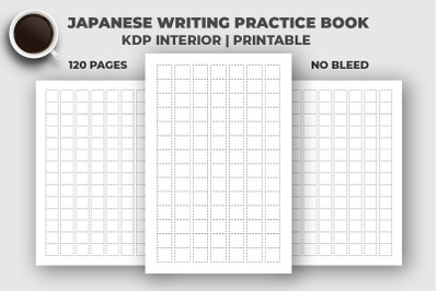 Japanese Writing Practice Book KDP Interior