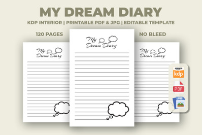 My Dream Diary KDP Interior