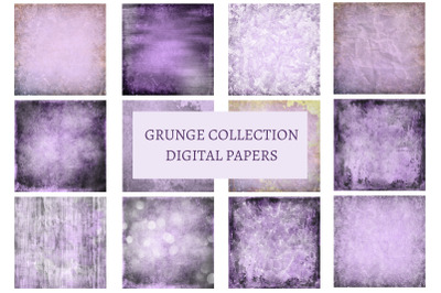 Purple Grunge Background Textures