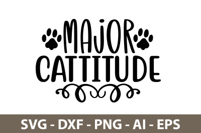 Major Cattitude svg