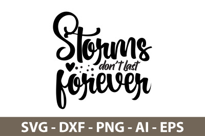 Storms do not last forever svg