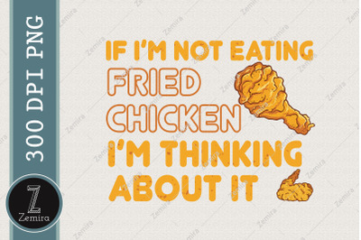 Fried Chicken Thinking About It PNG