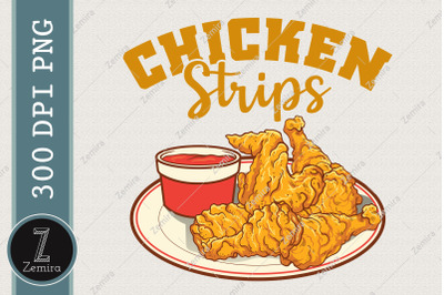 Chicken Strips Fried Hot Wing Fingers