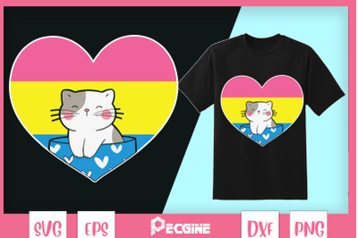 Pansexual Kawaii Cat Anime Art Cute