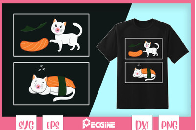 Ramen Cat Kawaii Anime Japanese