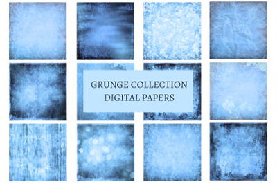 Blue Grunge Background Textures