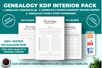 Genealogy KDP Interior Pack