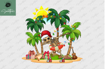 Dabbing Santa Christmas In July Hawaiian