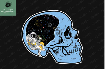 Astronauts In The Skull Pool Funny PNG