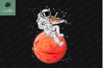 Violin Player Astronaut Music Lover PNG