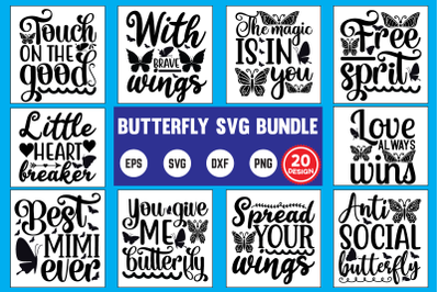 Butterfly svg bundle commercial use svg files for cricut silhouette t
