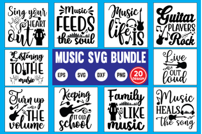 Music svg bundle music, funny, band, retro, cool, cute, vintage, class