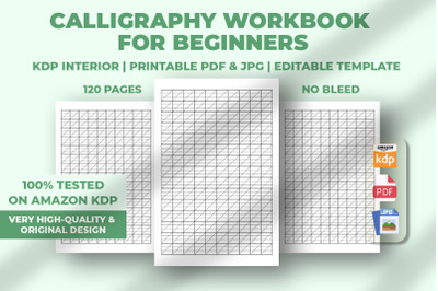 Calligraphy Workbook For Beginners KDP Interior