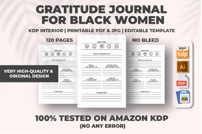 Gratitude Journal For Black Women KDP Interior