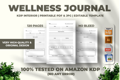 Wellness Journal KDP Interior