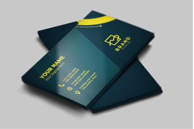 Minimalist And Simple Business Card Design Template