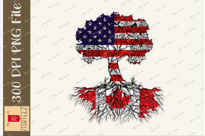 Canadian Roots American Grown Canada PNG