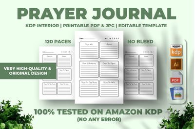 Prayer Journal KDP Interior