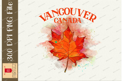 Canada Day Vancouver Maple Leaf Design