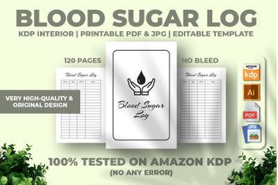 Blood Sugar Log KDP Interior