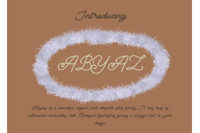 Abyaz Clasical Font