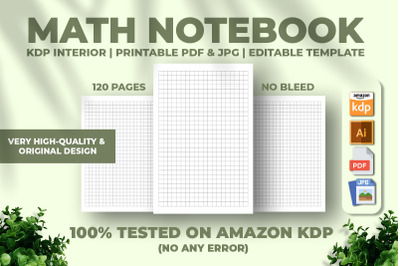 Math Notebook KDP Interior