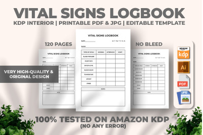 Vital Signs Logbook KDP Interior