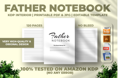 Father Notebook KDP Interior