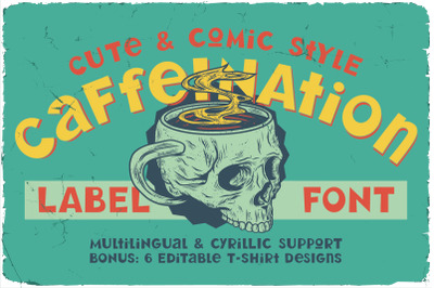 Caffeination Layered Comic Font