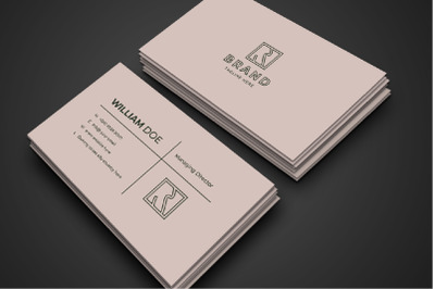 Minimalistic And Clean Business Card