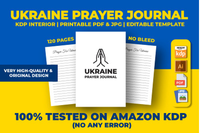 Ukraine Prayer Journal KDP Interior