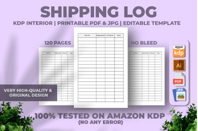 Shipping Log KDP Interior