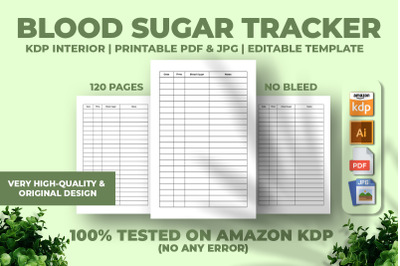 Blood Sugar Tracker KDP Interior