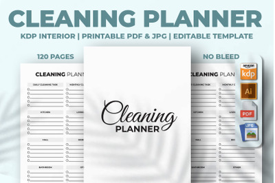 Cleaning Planner KDP Interior