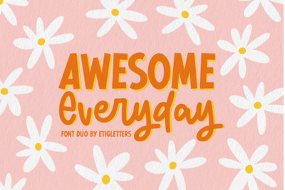Awesome Everyday Font Duo