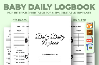 Baby Daily Logbook KDP Interior