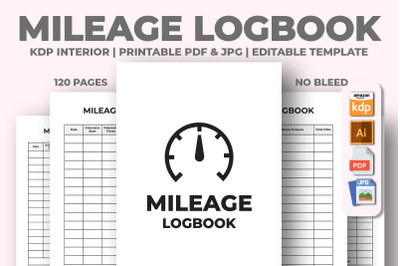 Mileage Logbook KDP Interior