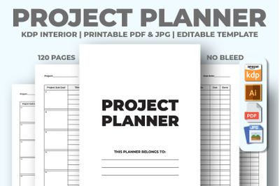 Project Planner KDP Interior