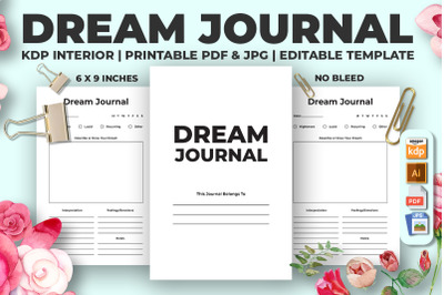 Dream Journal KDP Interior