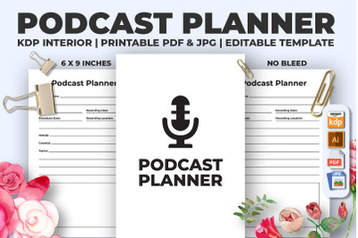 Podcast Planner KDP Interior