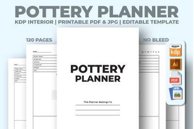 Pottery Planner KDP Interior