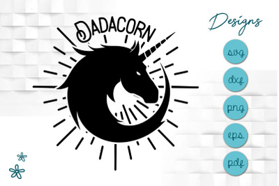 Dadacorn - Father Of The Unicorn Gift