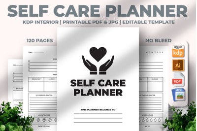 Self Care Planner KDP Interior