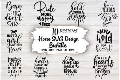 Horse SVG Design Bundle
