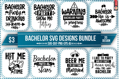 Bachelor SVG Designs Bundle